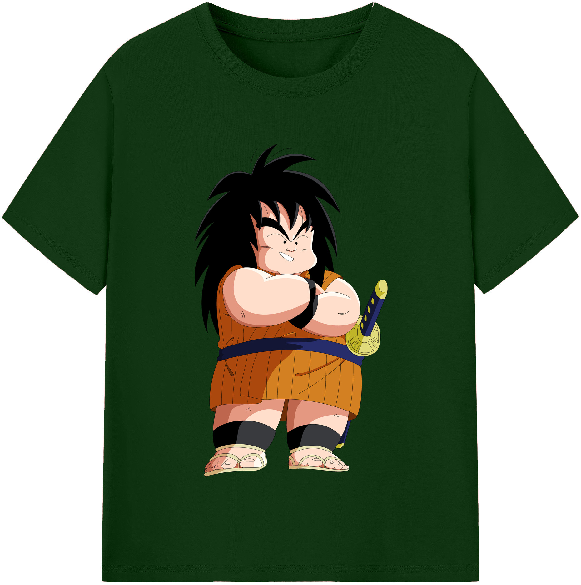 （画像用） ドラゴンボール やじろべえ DRAGON BALL Yajirobe 綿100％半袖Tシャツ（フロントプリント）